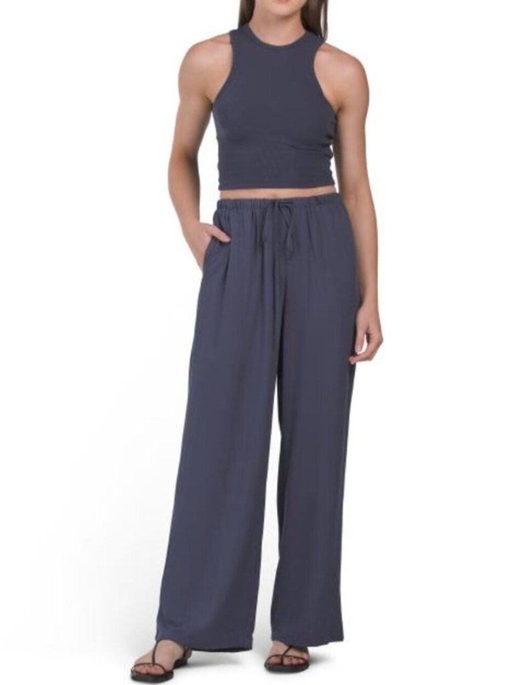 HUNTER & BROWN 2pc Knit Top And Pants Set